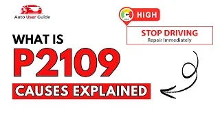 What is P2109 Engine Error Code Causes Explained