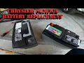 2017 - 2023 Chrysler Pacifica Battery Replacement