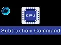 Subtraction Command SUB - Assembly Programming