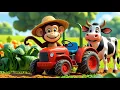 Lagu A Day with the Kind Farmer Monkey – 3D Animated Story for Children