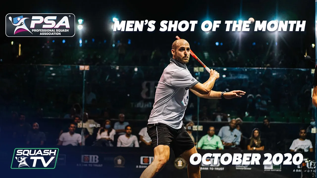 Squash: Men's Shot of the Month - October 2020