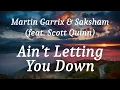 Martin Garrix & Saksham (feat. Scott Quinn) - Ain’t Letting You Down (lyrics)