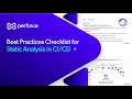 How to Implement Static Analysis in A Best Practices Checklist