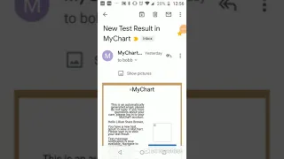 Christus MyChart is giving false notifications of new test results 20200414 - 125600
