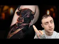 Tattooing a Bull in a Suit 2 DAYS IN A ROW
