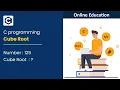 C Programming using Find Cube Root of a Number