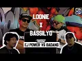 LOONIE BASSILYO BREAK IT DOWN Rap Battle Review E380 EJ POWER VS BADANG