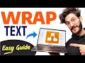 How to WRAP TEXT in draw io Step by Step