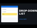 How to Make a Drop-Down List in Google Sheets