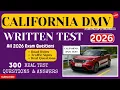 California DMV Permit Test 2026 California DMV Permit Test 2025 California DMV Written Test 2026