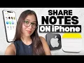 How to Share a Note on iPhone Using the Notes App