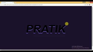 3D TEXT ANIMATION PURE CSS