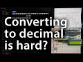 Binary to decimal can t be that hard right