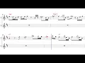 Morning - Bb Tenor/Soprano Sax Sheet Music [ Kenny G ]
