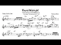 Download Lagu James Carter - 'Round Midnight (baritone sax transcription)