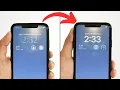How to Fix iPhone Time Date on Lock Screen is Dim and Faded