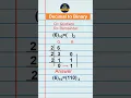 How to Find Decimal to Binary Number-6 - CodeCompiler19