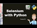 Selenium With Python Intro How to Install Python and PyCharm How to Create Selenium Project