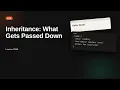 Inheritance What Gets Passed Down CSS Tutorial for Beginners