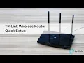 TP-Link wireless router quick setup
