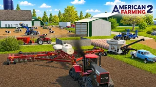 BIG SPRING PLANTING CREW RUNNING TILLAGE & FEEDING LIVESTOCK! (MULTIPLAYER) | AMERICAN FARMING 2