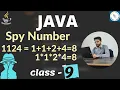 SPY NUMBER Class 9th 10th ICSE ISC Java in Hindi Networkers Era Knapur