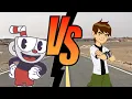 Cuphead vs Ben 10 sprite animation