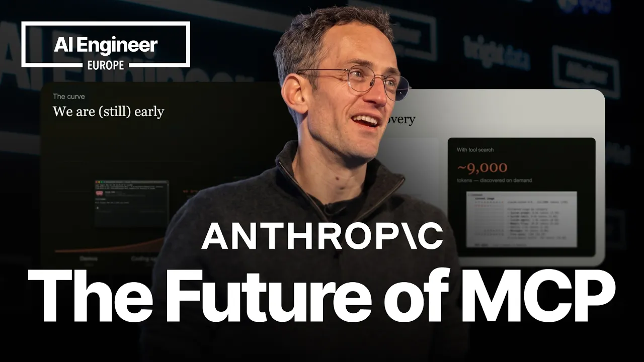 The Future of MCP — David Soria Parra, Anthropic: video thumbnail