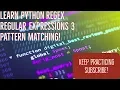 Learn Python Programming 16 - Regular Expressions Part 3 regex