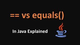 Java vs equals Explained Most Asked Java Interview Question