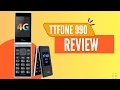 TTFone 990 Review Degoogled Flip Phone