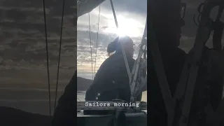 Quiet morning on anchor for solitude. #sailing #couplegoals #sailingcouple #relationships #tinyhome