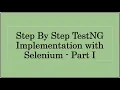 TestNG Webinar Part1