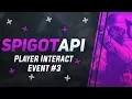 Minecraft Plugin Coding - Player Interact Event