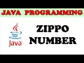 Zippo number program in JAVA TechVidya