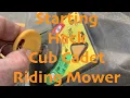 How to Jump Start Your Cub Cadet Riding Mower When It Won t Start Cub Cadet Troubleshoot