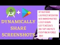 Android Programmatically Share Screenshots Android Dynamically Save Share Screenshots