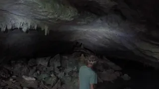 BEST CAVE EXPLORATION IN EXUMAS :  OVEN ROCK GEMSTONE POOL CAVE – GUANA CAY SAILING