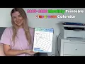 2025 2026 Classroom Calendar Bundle Printable Monthly Planner for Teachers Students