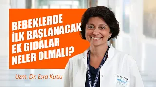 Bebeğim 4 aylık olduğunda hangi ek besinleri verebilirim? Anne danışma servisi müdürü Işıl Telkes an. 