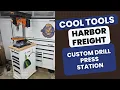 Cool Tools Customized US General Harbor Freight End Cabinet Drill Press Stand For Your Shop