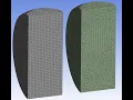 Ansys Meshing - Face Meshing Making structured mesh on surface
