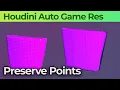 009 Houdini PolyReduce Preserve Point Positions and Quads