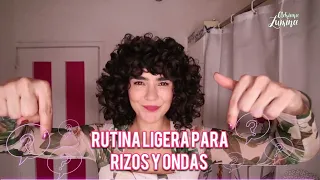 RUTINA RÁPIDA LIGERA PARA RIUZOS Y ONDAS #metodocurly