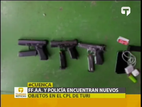 FF.AA. y policía encuentran nuevos objetos en el CPL de Turi
