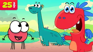Tyciutki Pajączek Na Dinozaura Wszedł 🦖 | Piosenki dla dzieci 🎶 25 minut | Smok Edzio