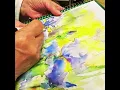 Instant Stress Relief Spring Flower Reverse Coloring Trace doodle draw lines Spring flowers