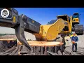Download Lagu Extreme Dangerous Monster Stump Removal Excavator | Amazing Fastest Wood Chipper Machines #38
