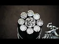 Download Lagu Damascus steel from rope. Steel flowers on the blade.