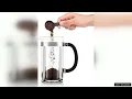 Bodum 34oz Chambord French Press Coffee Maker High Heat Borosilicate Glass Polished